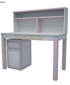 Bàn học họa tiết kèm cabinet