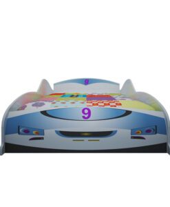Giường ngủ trẻ em ôtô số 9 màu xanh