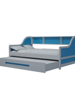 Giường tầng lùn xanh nhạt