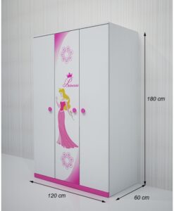 Tủ quần áo trẻ em công chúa